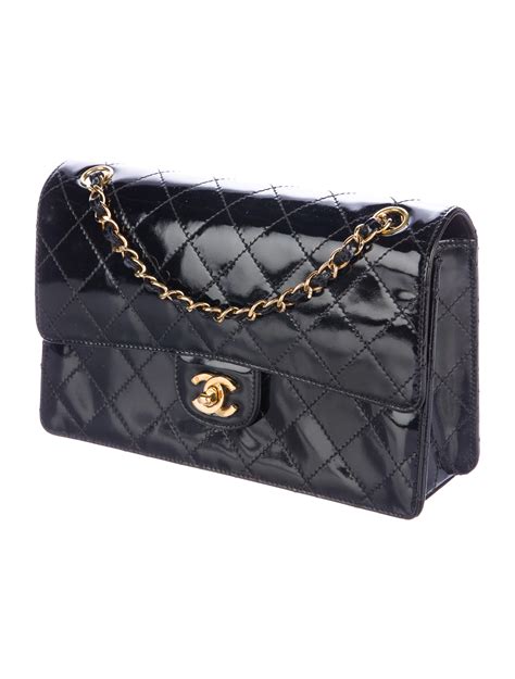 chanel patent leather bag vintage
